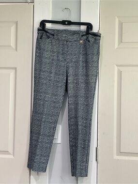Anne Klein Black and White Plaid women’s Dress Pants Large